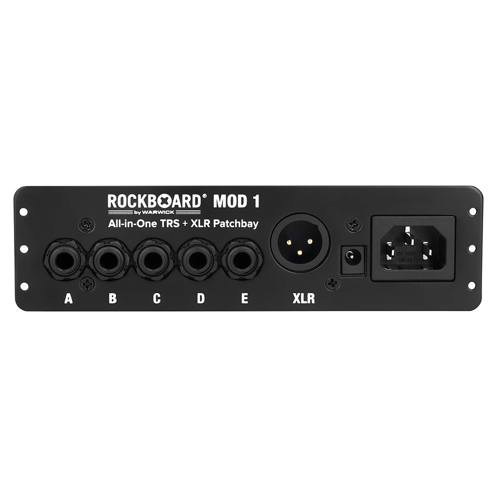 RockBoard MOD1 V2 All-in-One TRS&XLR,IEC&Barrel Patchbay
