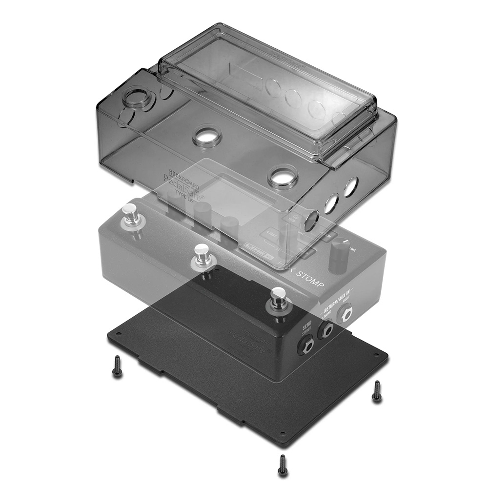 PedalSafe Type L6 Universal Mounting Plate – For LINE6 HX Stomp pedals
