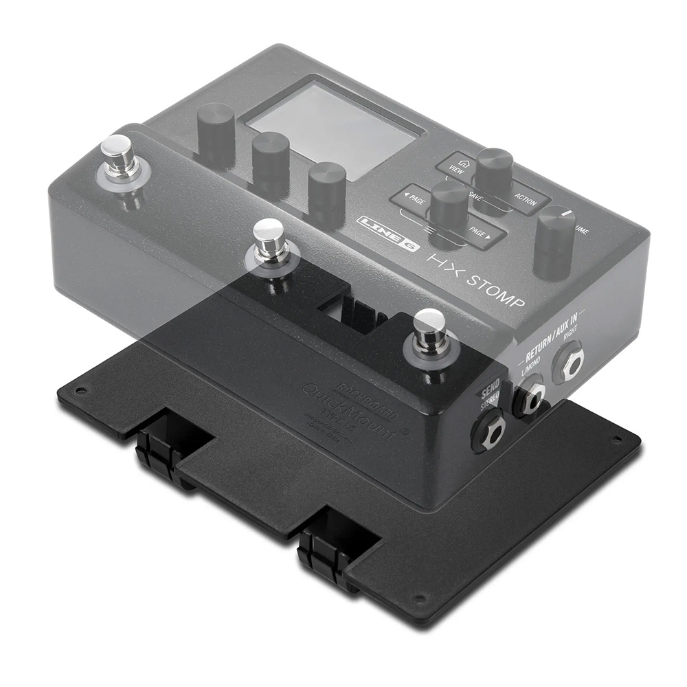 RockBoard QuickMount Type L6 – Pedal Mounting Plate for LINE6 HX Stomp Pedals