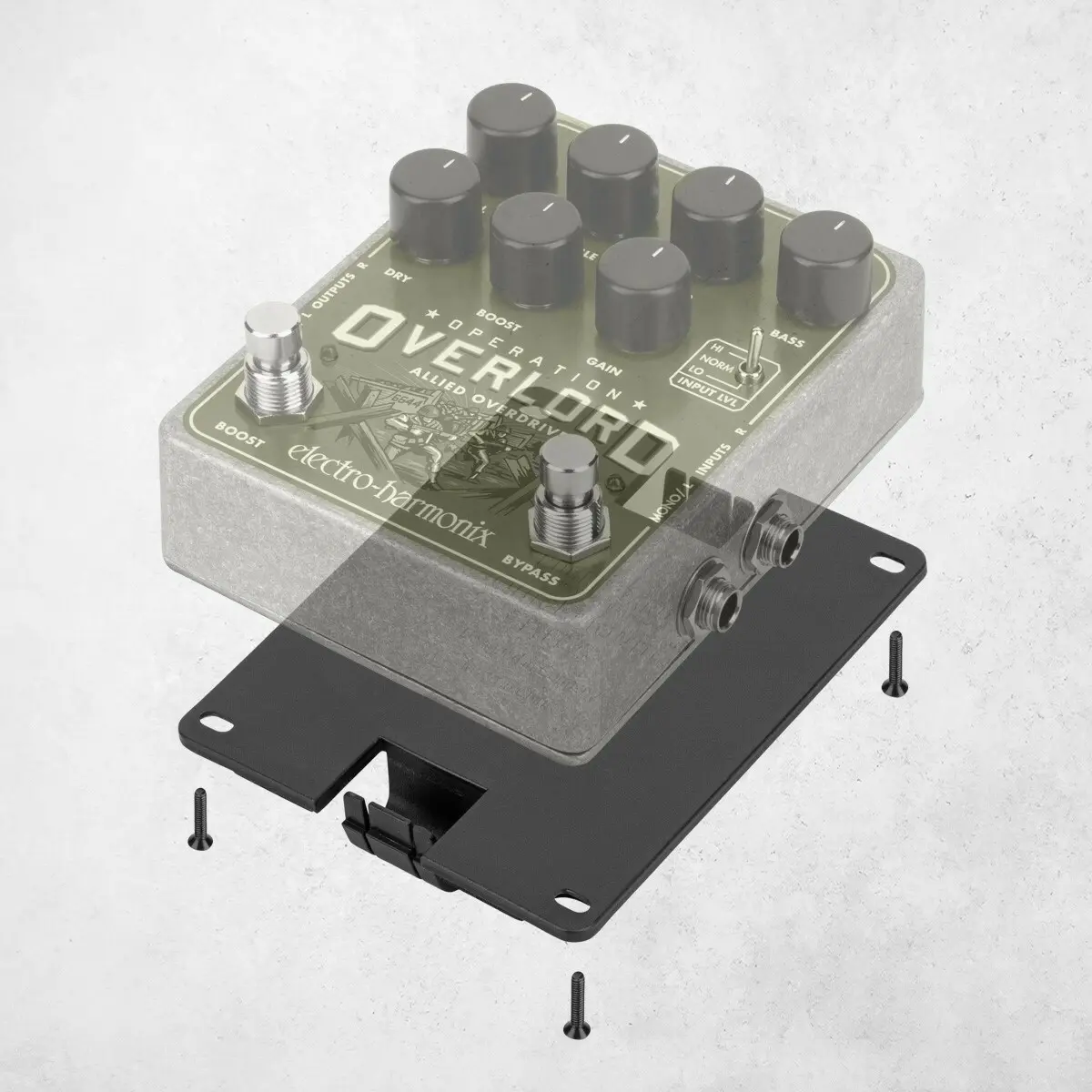RockBoard QuickMount Type C – Pedal Mounting Plate For Large Vertical Pedals